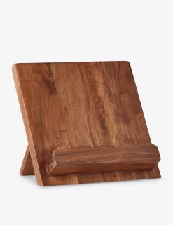 Scalloped Wood Book Stand by etúHOME