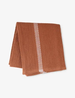 (Set of 2) Organic Block Rib Hand Towels by Mungo