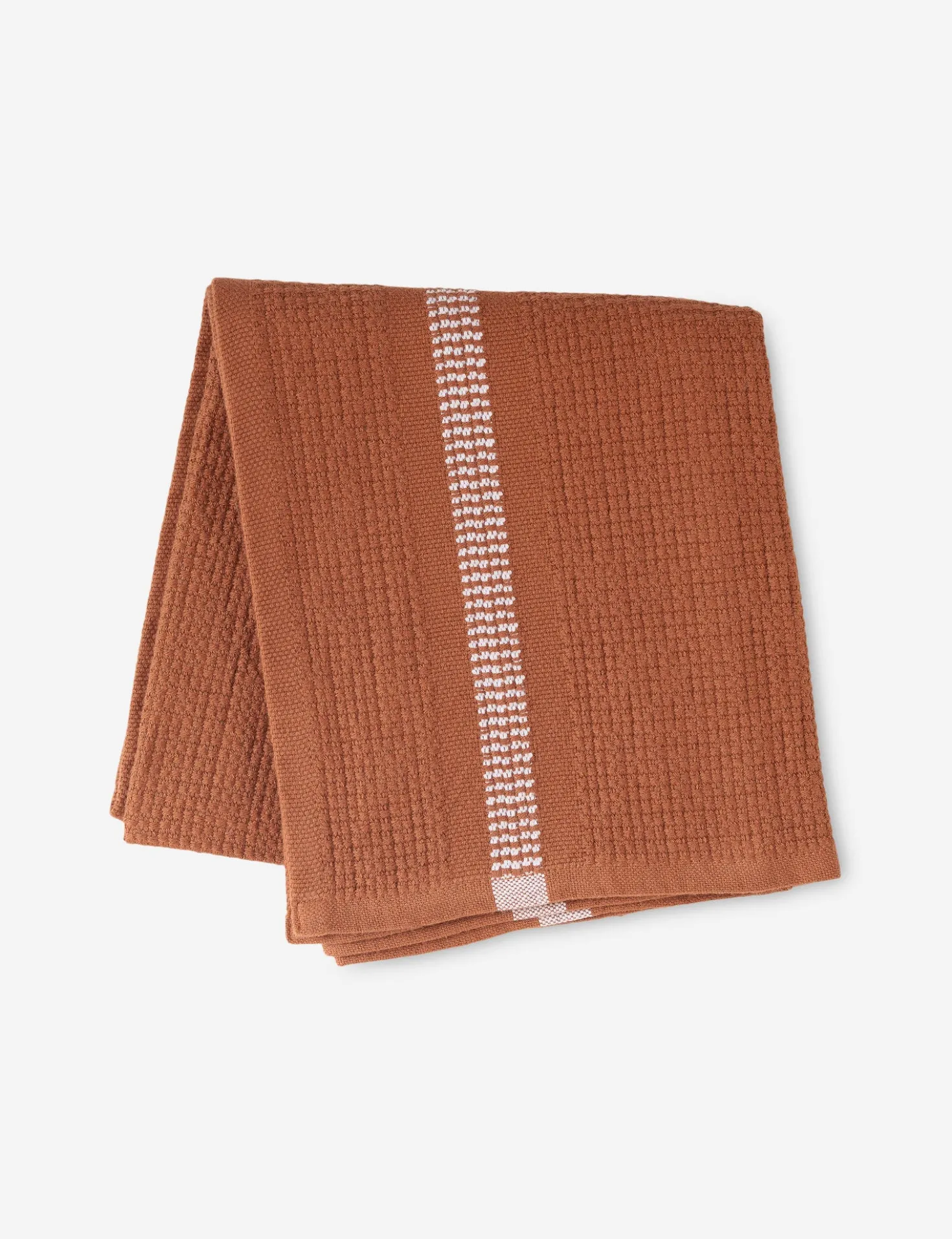 (Set of 2) Organic Block Rib Hand Towels by Mungo