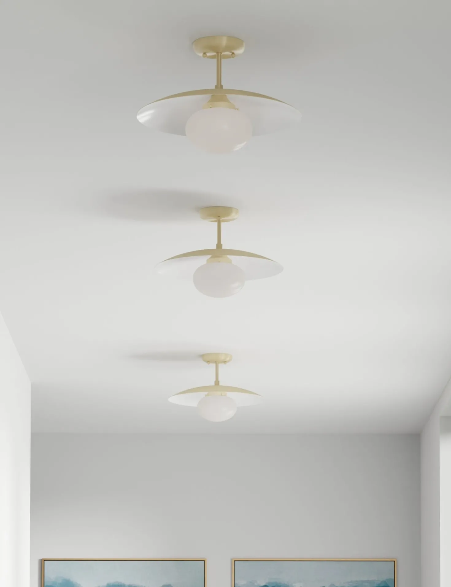 Shah Semi-Flush Mount Light