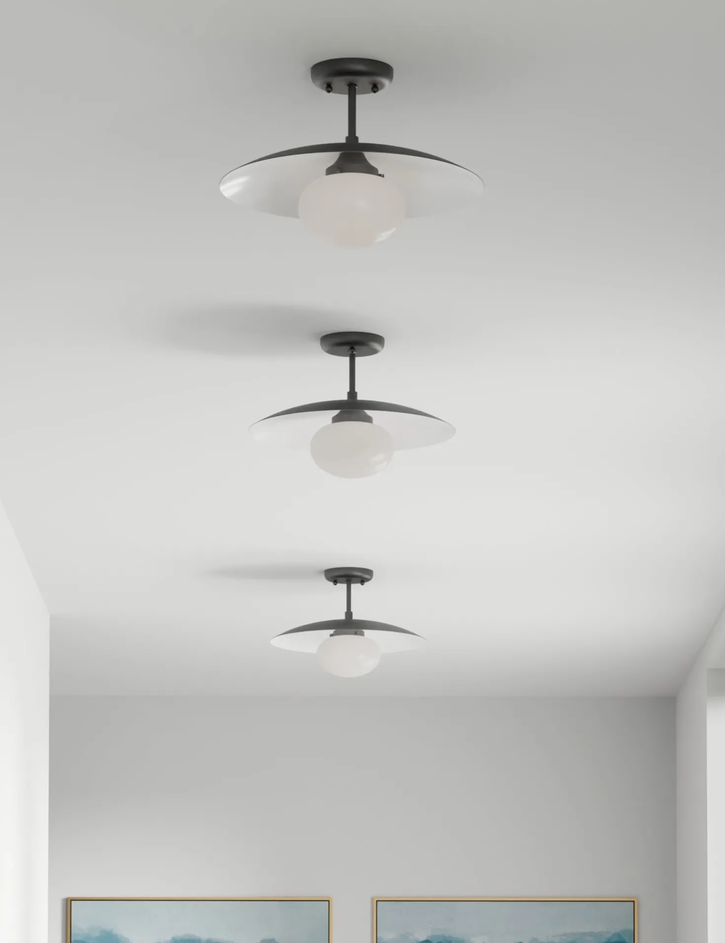 Shah Semi-Flush Mount Light