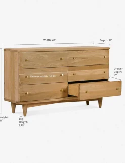 Shiloh 6-Drawer Dresser