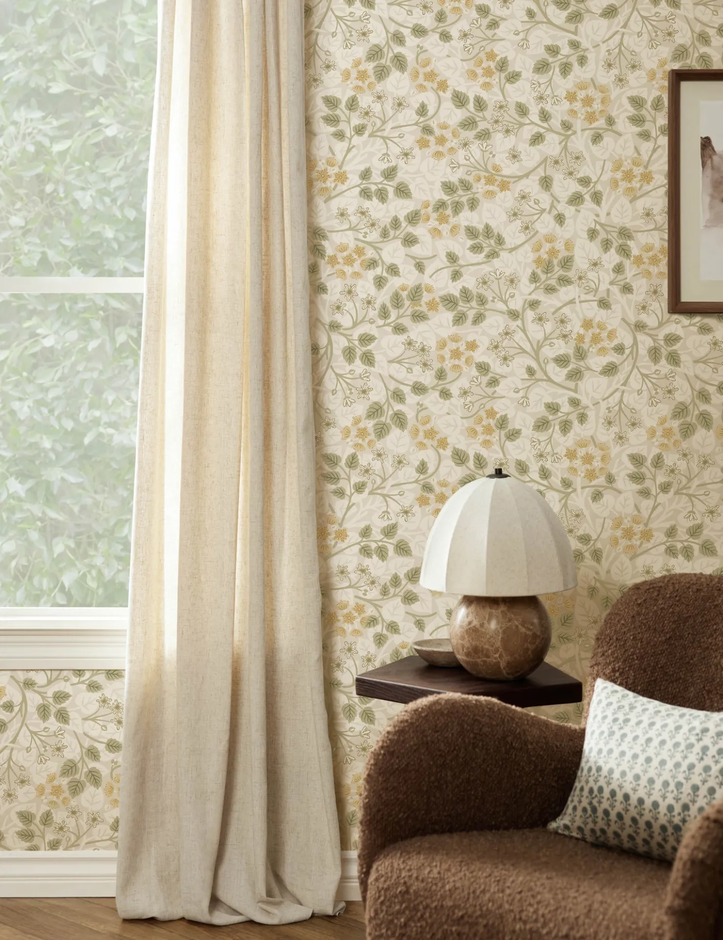 Silver Lime Wallpaper by Sanderson