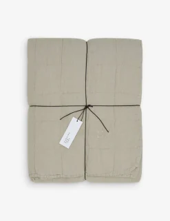 Simple Linen Quilt by Hawkins New York