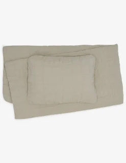 Simple Linen Quilt by Hawkins New York