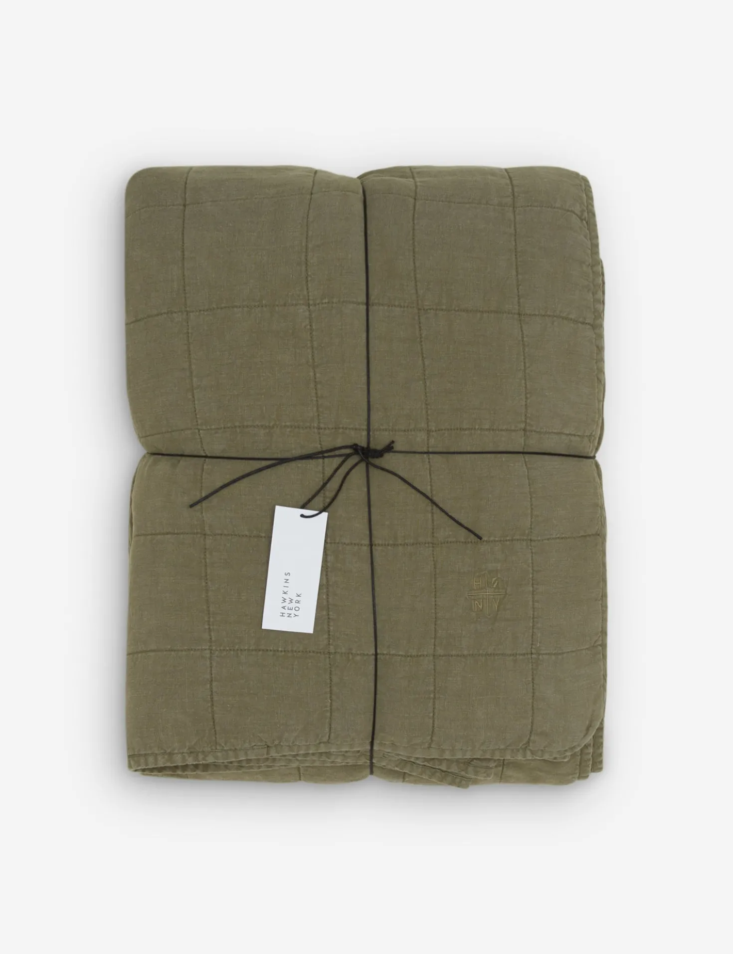 Simple Linen Quilt by Hawkins New York