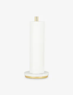 Simple Marble Paper Towel Holder by Hawkins New York