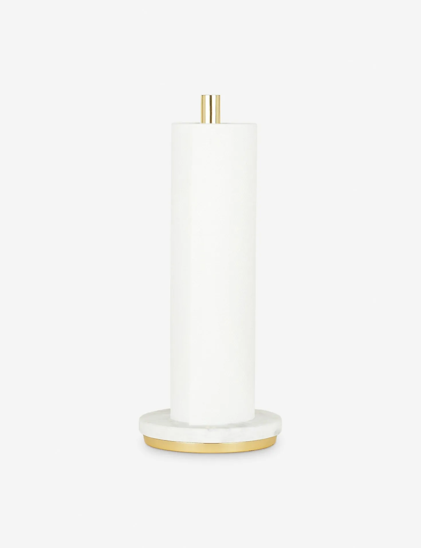 Simple Marble Paper Towel Holder by Hawkins New York