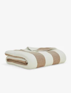 Simple Striped Wool Throw by Hawkins New York
