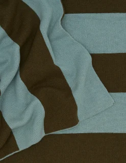 Simple Striped Wool Throw by Hawkins New York