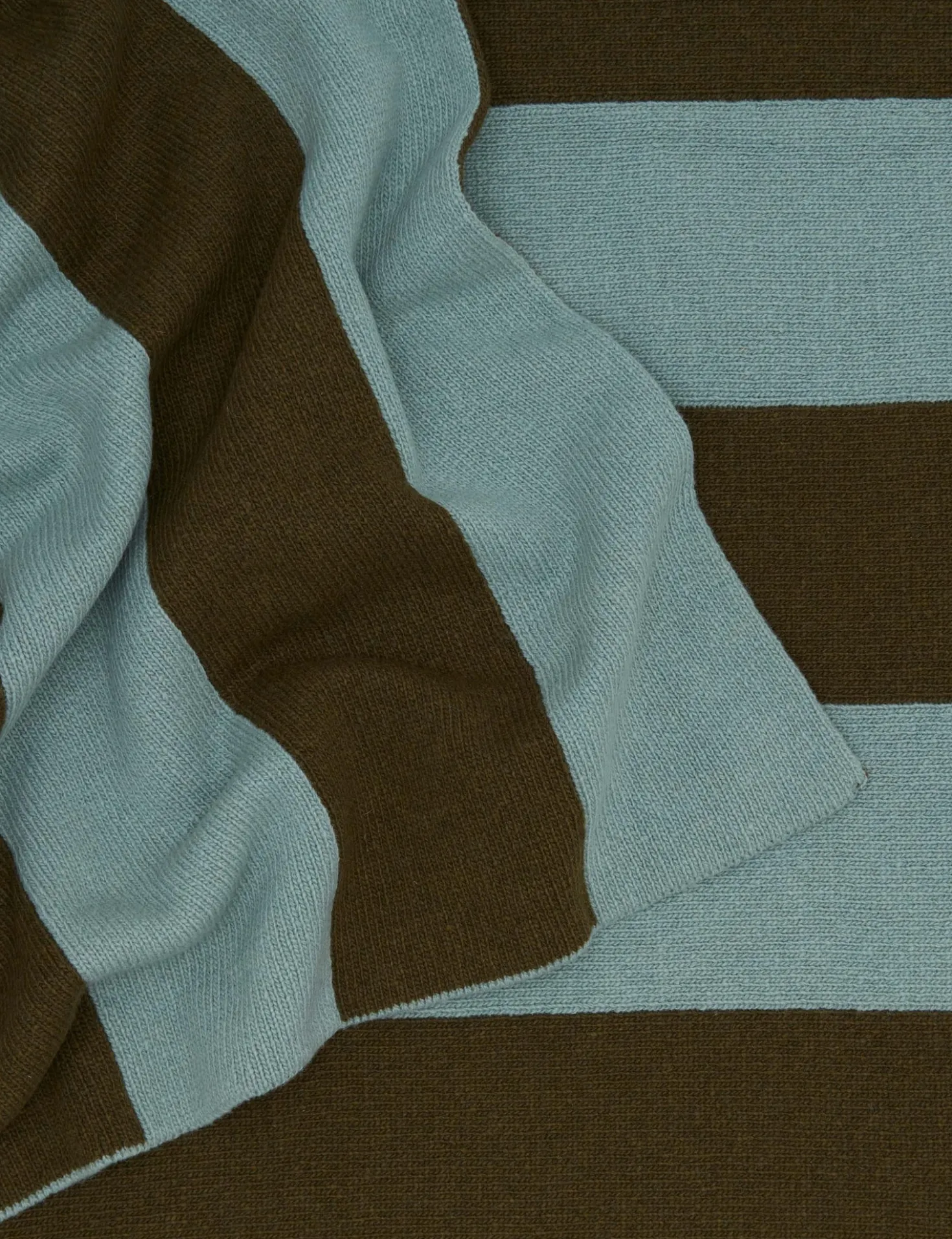 Simple Striped Wool Throw by Hawkins New York
