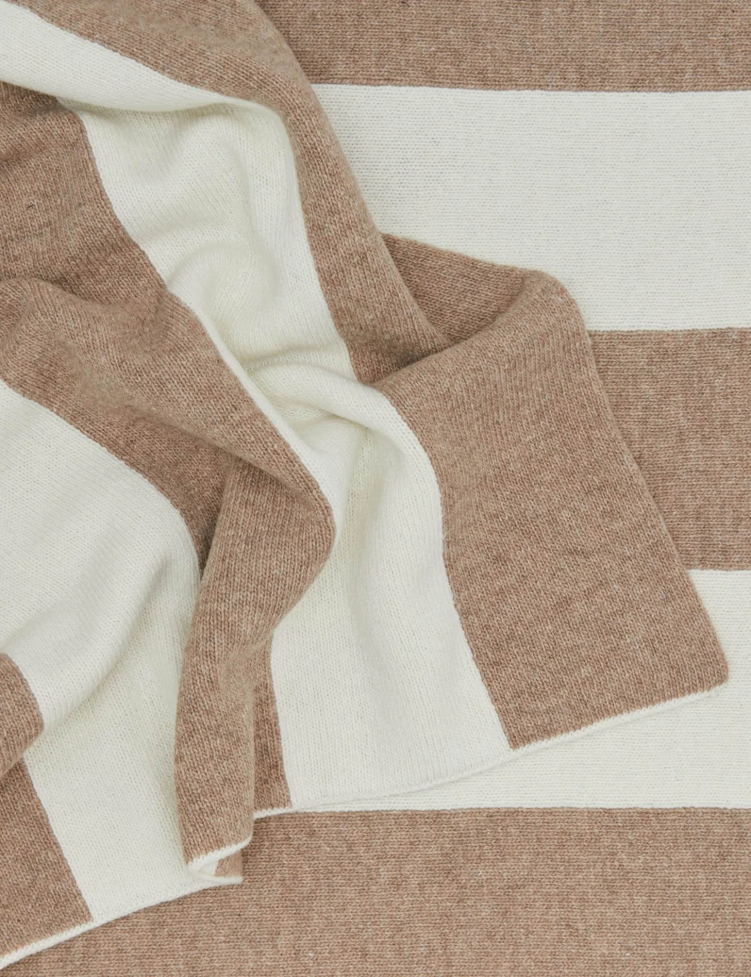 Simple Striped Wool Throw by Hawkins New York