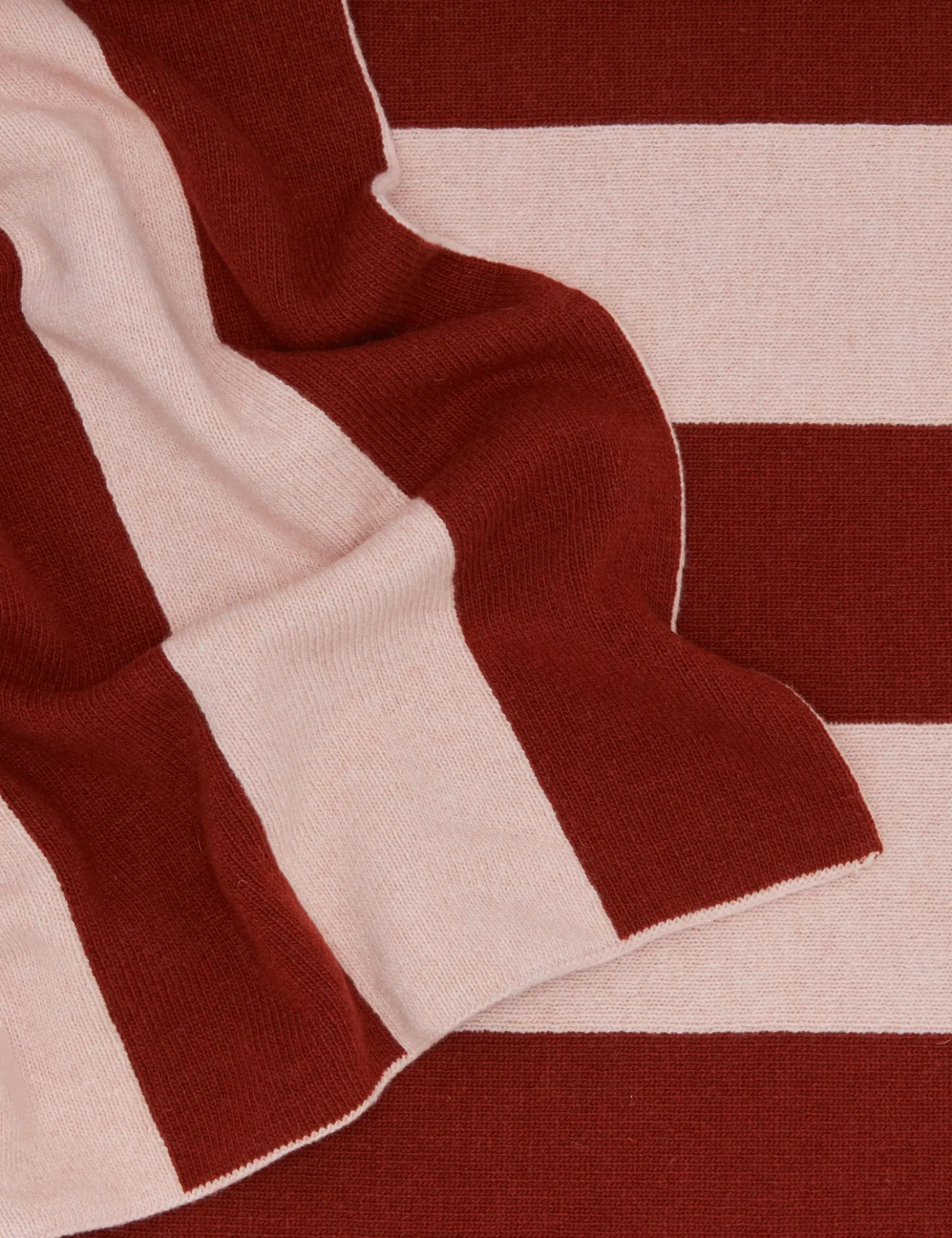 Simple Striped Wool Throw by Hawkins New York