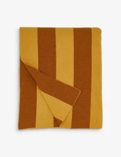Simple Striped Wool Throw by Hawkins New York