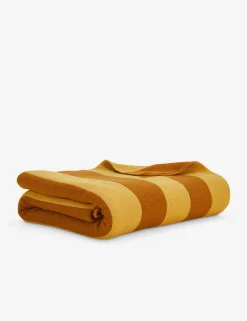 Simple Striped Wool Throw by Hawkins New York