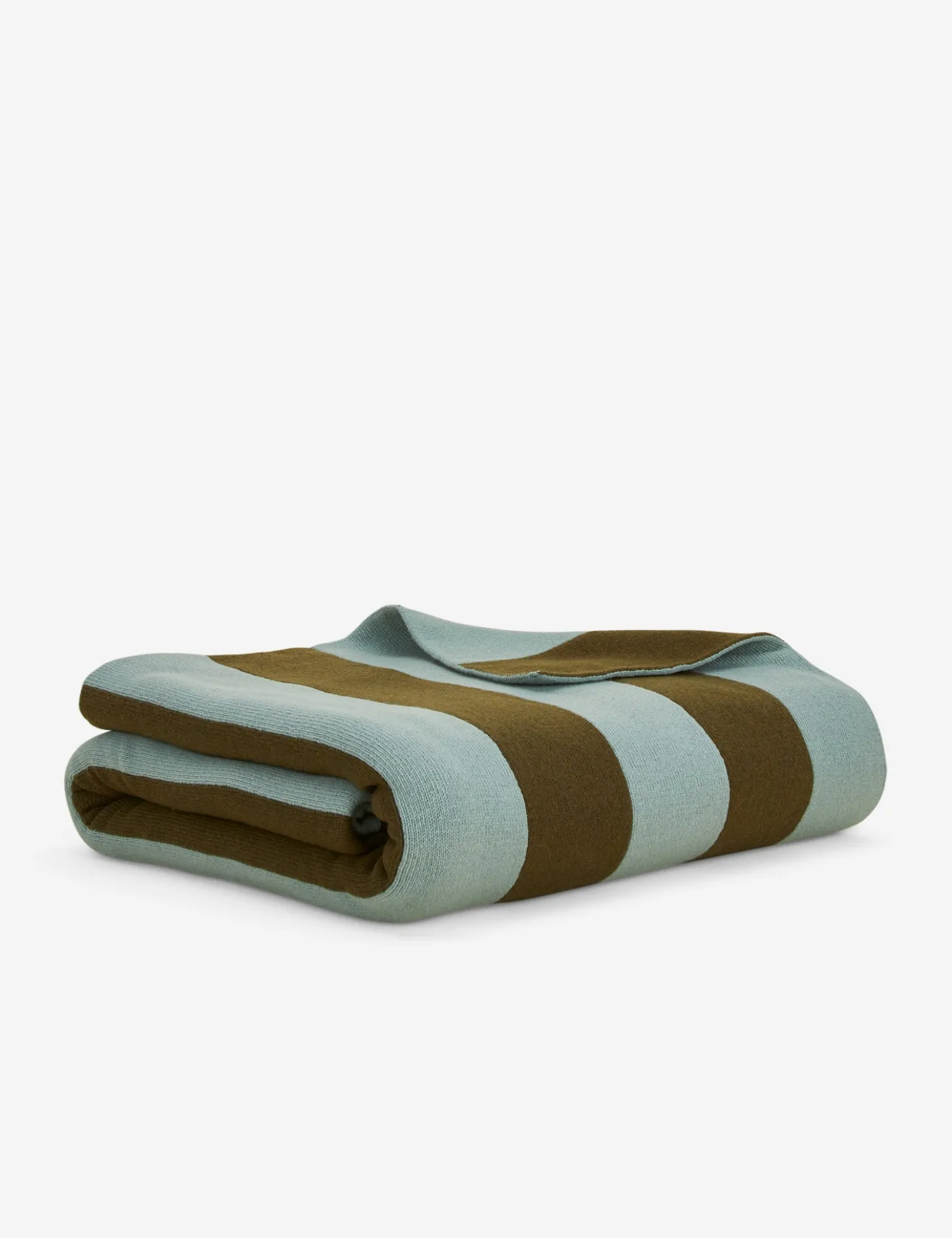 Simple Striped Wool Throw by Hawkins New York