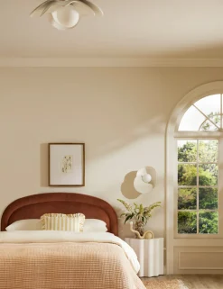 Soft Petal Flush Mount Light by Lolly Lolly Ceramics