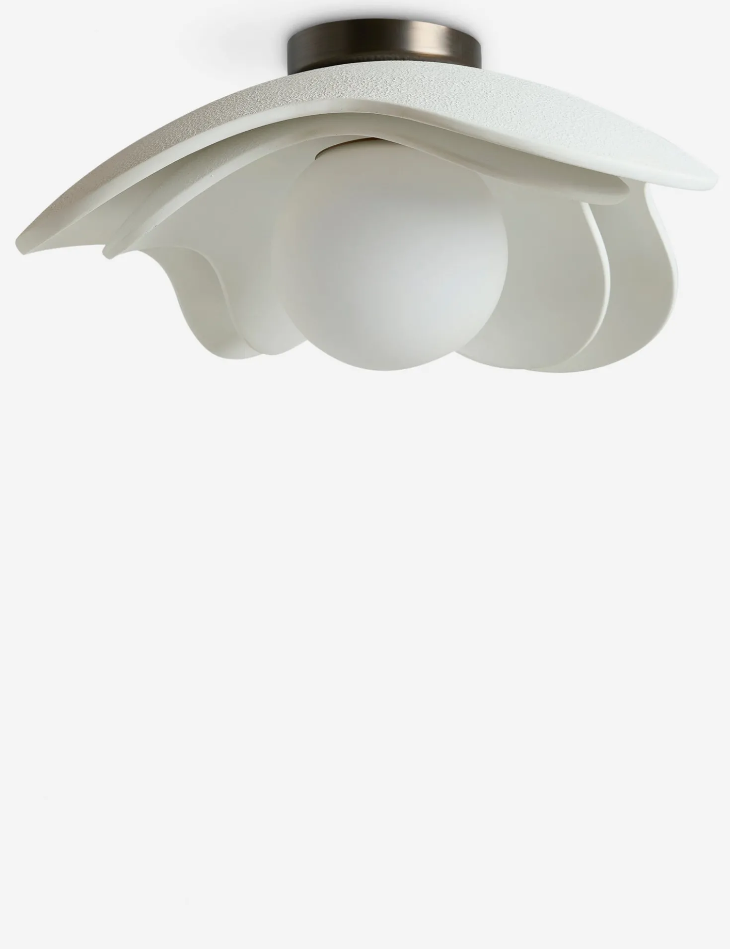Soft Petal Flush Mount Light by Lolly Lolly Ceramics