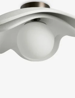 Soft Petal Flush Mount Light by Lolly Lolly Ceramics
