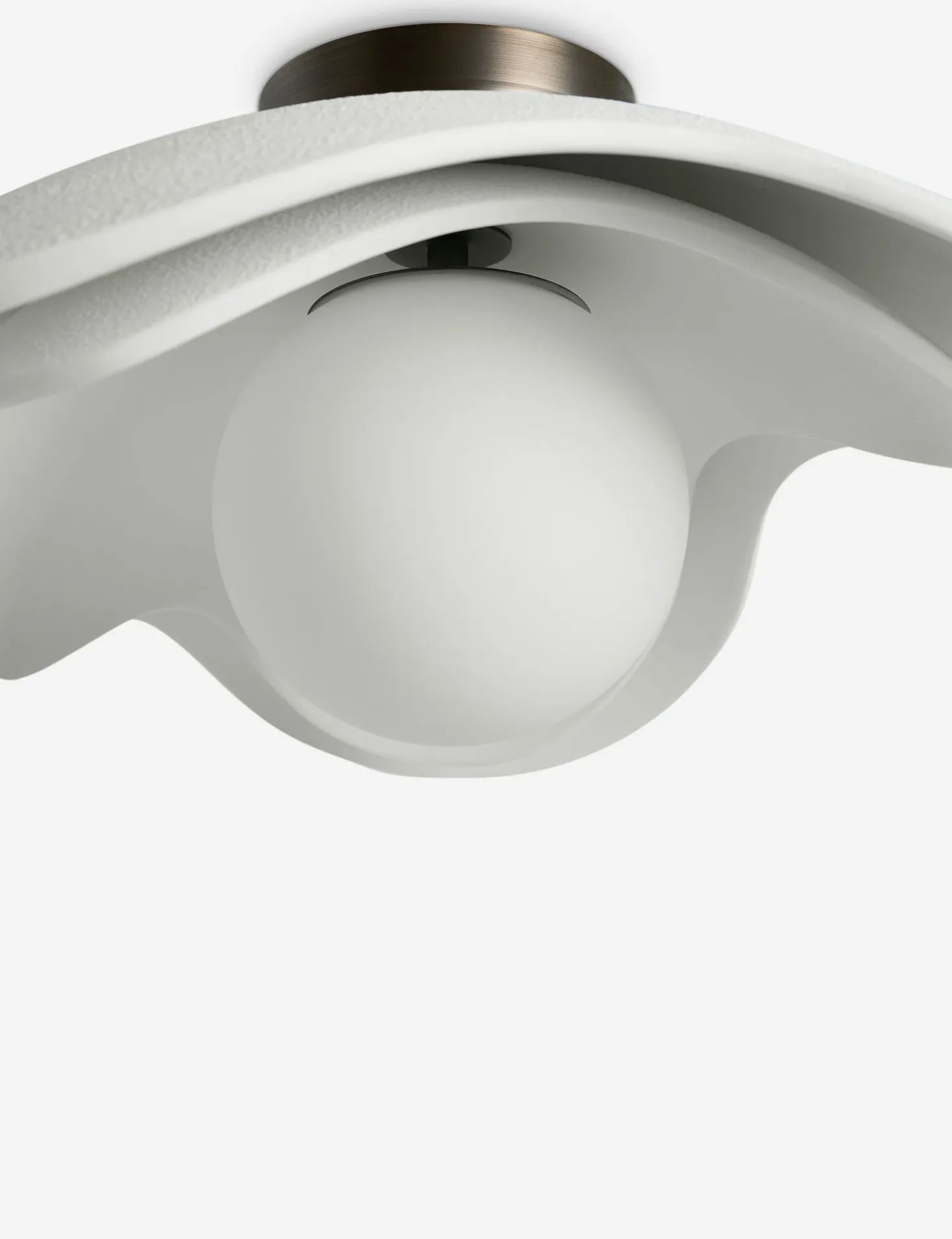Soft Petal Flush Mount Light by Lolly Lolly Ceramics