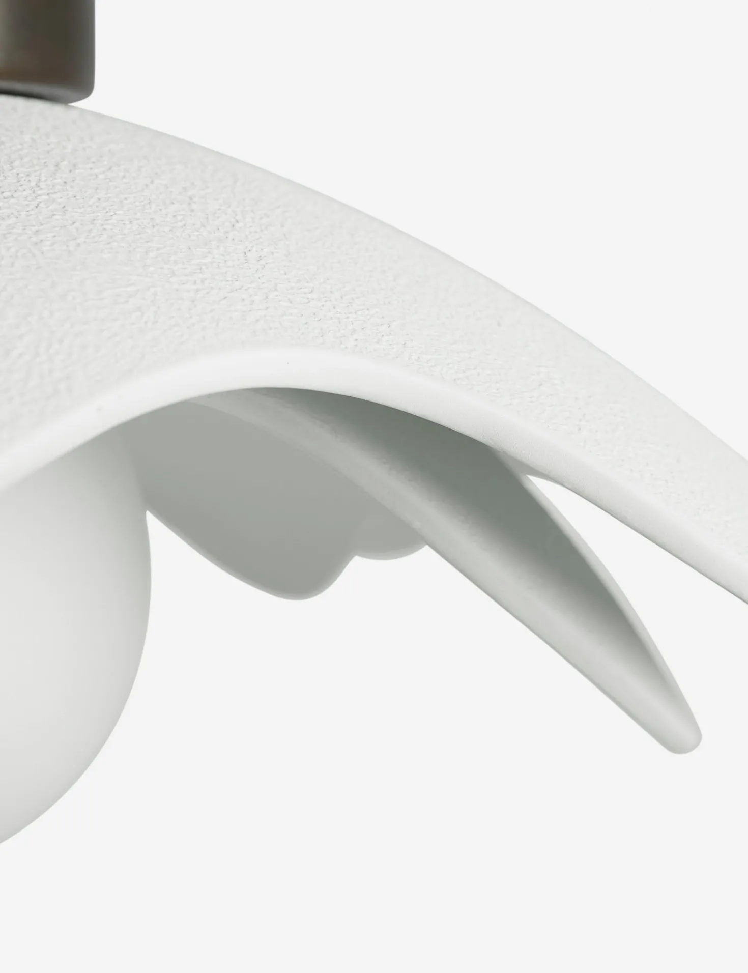 Soft Petal Flush Mount Light by Lolly Lolly Ceramics