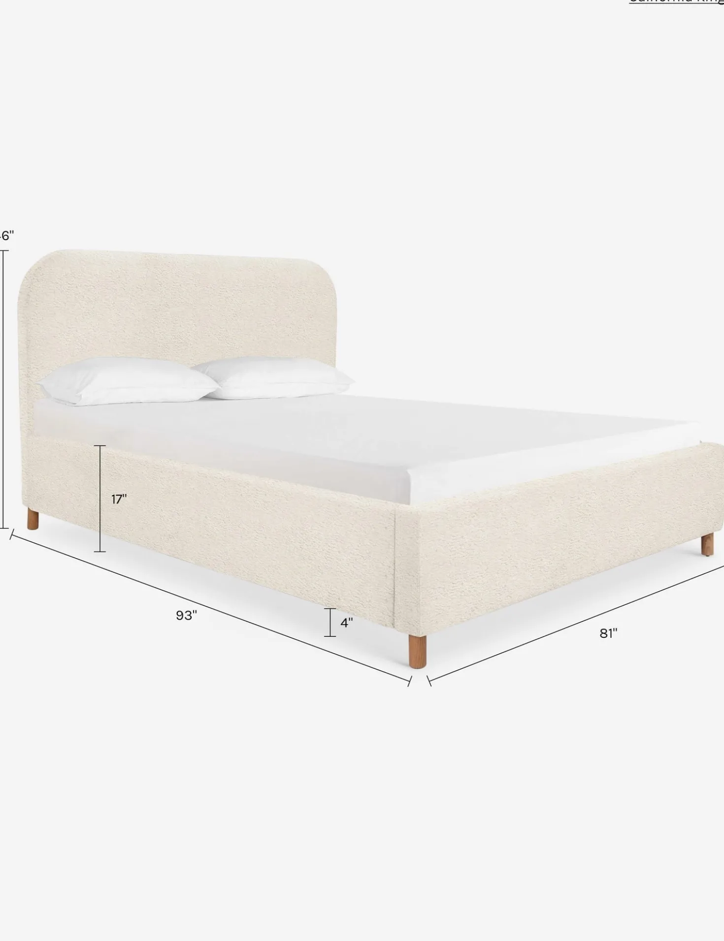 Solene Platform Bed