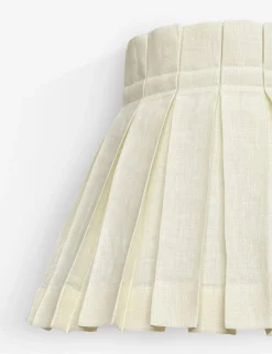 Solid Classic Box Pleat Lampshade by Cielle Home