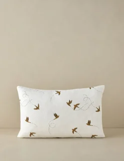Sparrow Linen Pillow by Rylee + Cru