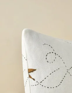 Sparrow Linen Pillow by Rylee + Cru