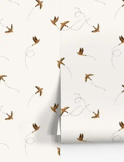 Sparrow Wallpaper by Rylee + Cru