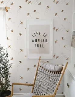 Sparrow Wallpaper by Rylee + Cru