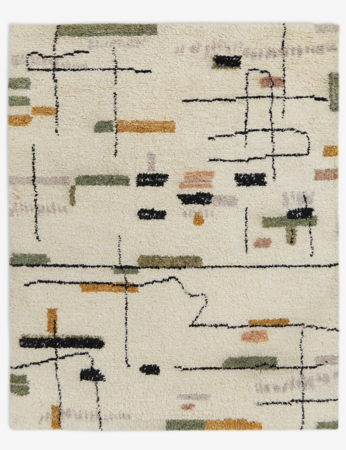 Staccato Hand-Knotted Wool Rug