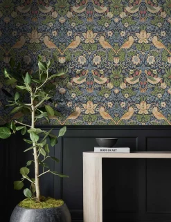 Strawberry Thief Wallpaper by Morris & Co.