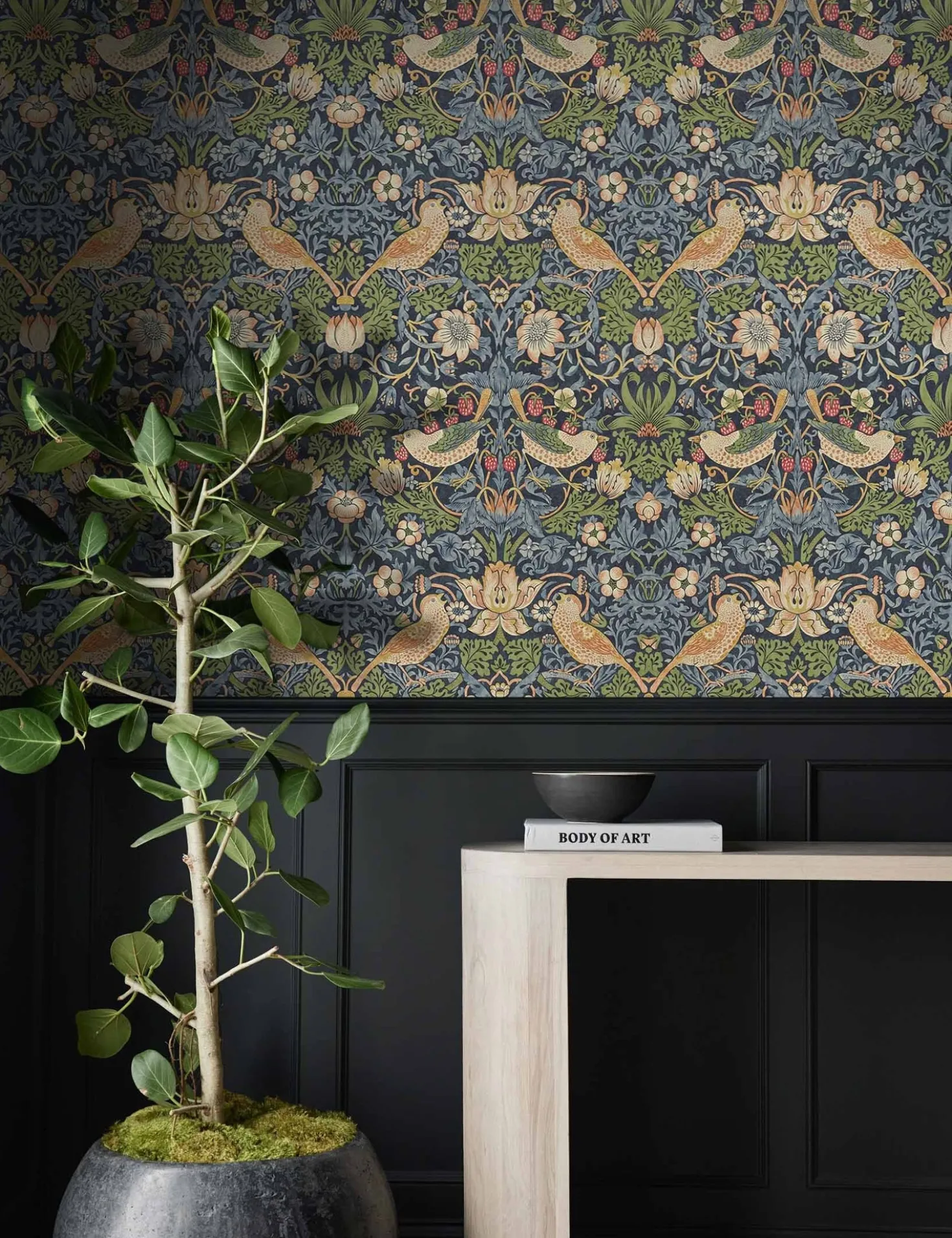 Strawberry Thief Wallpaper by Morris & Co.