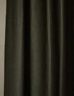 Striped Velvet Curtain Panel by Sarah Sherman Samuel