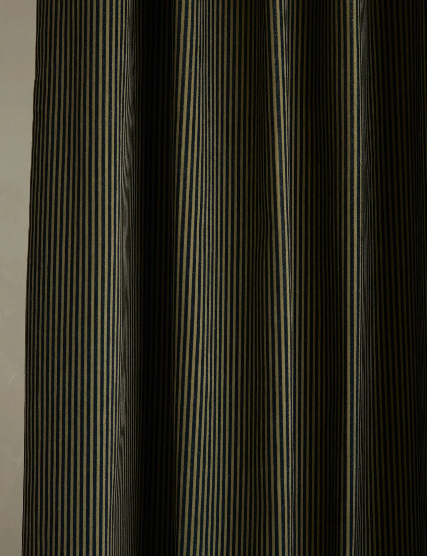 Striped Velvet Curtain Panel by Sarah Sherman Samuel