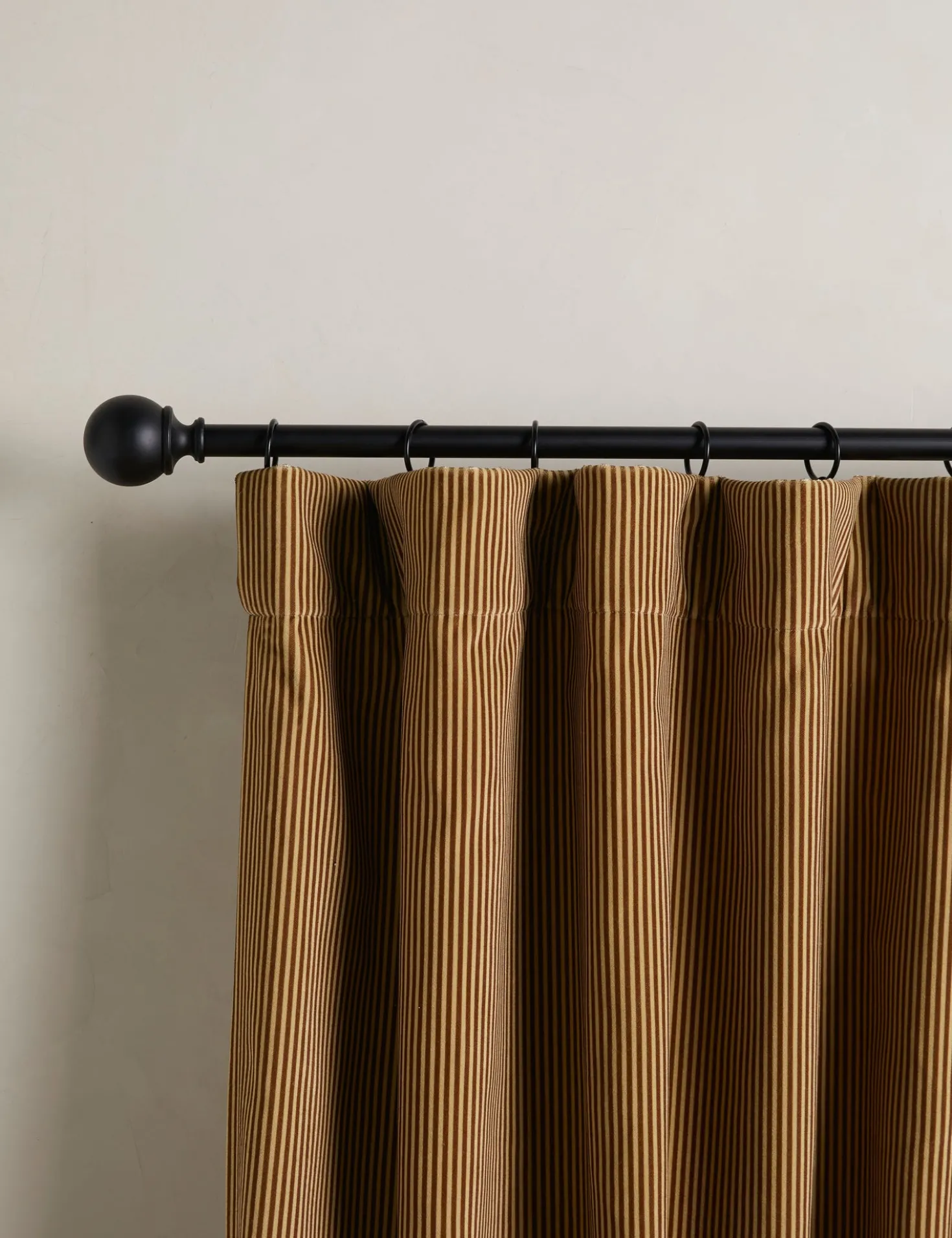 Striped Velvet Curtain Panel by Sarah Sherman Samuel