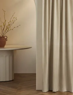 Striped Velvet Curtain Panel by Sarah Sherman Samuel