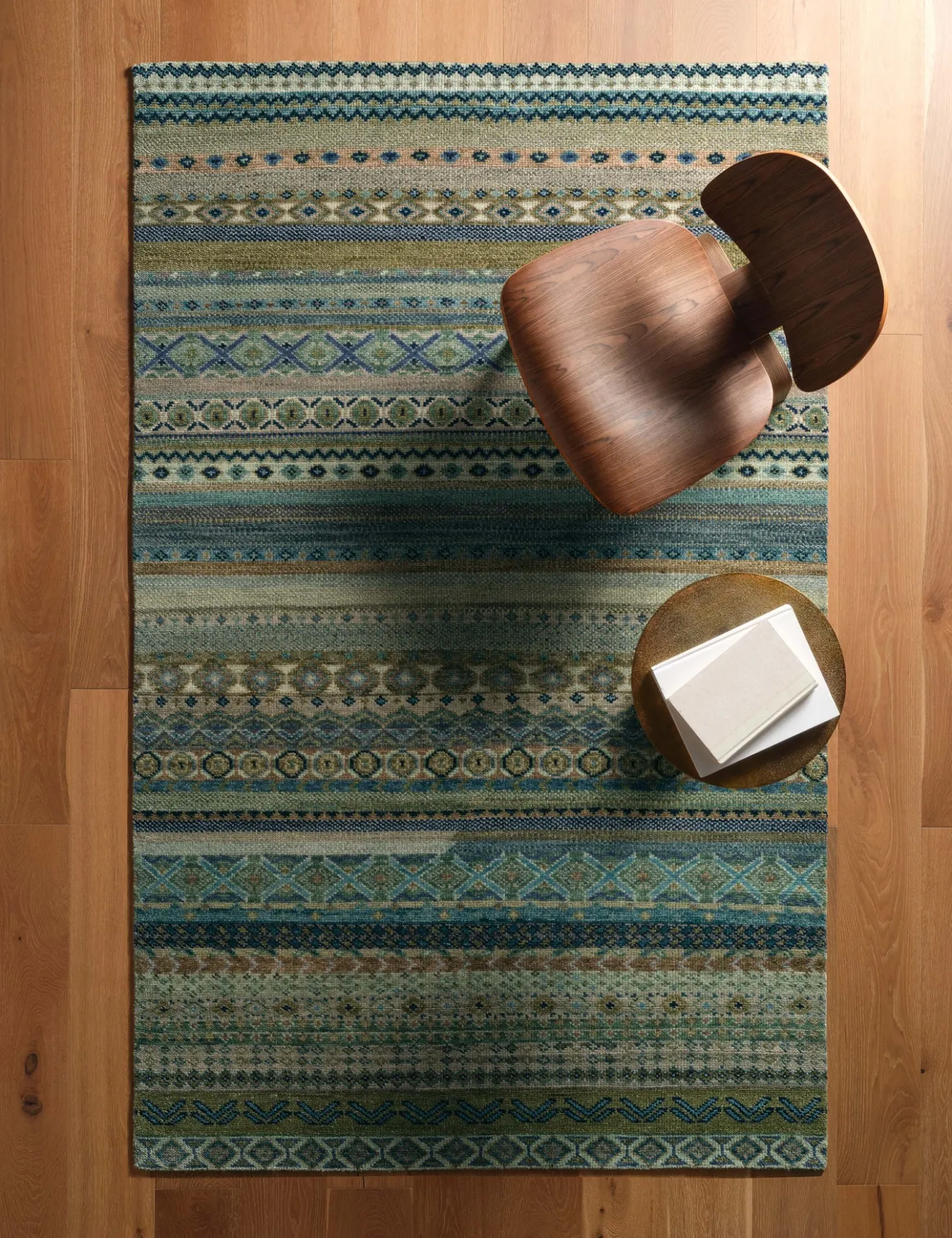 Sufyan Hand-Knotted Wool Rug