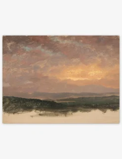 Sunset over the Catskills Print