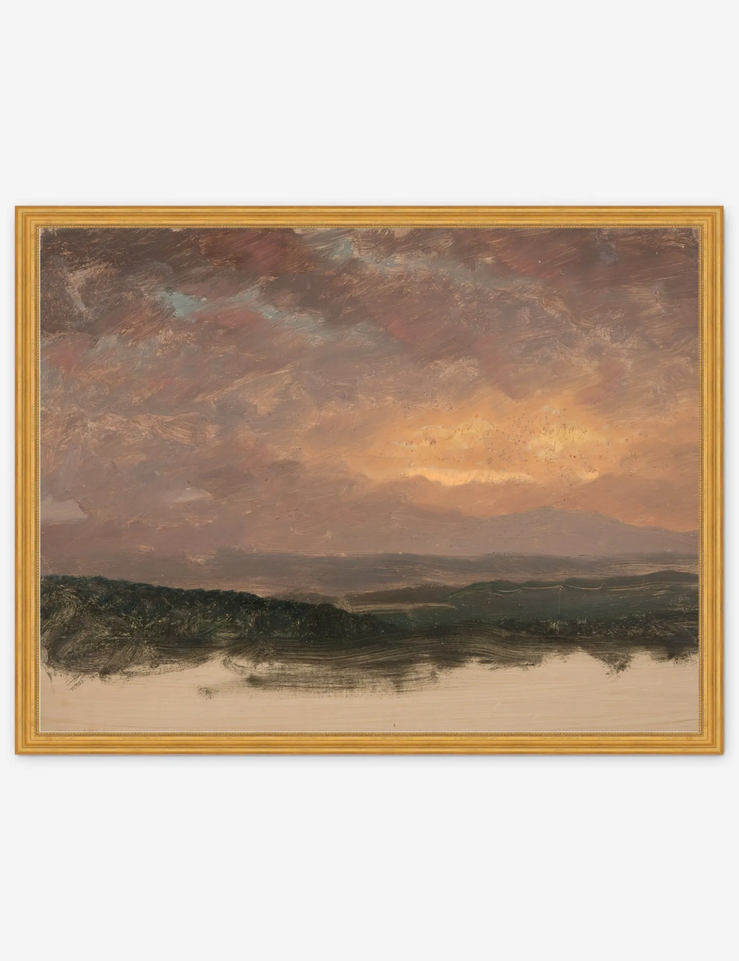 Sunset over the Catskills Print