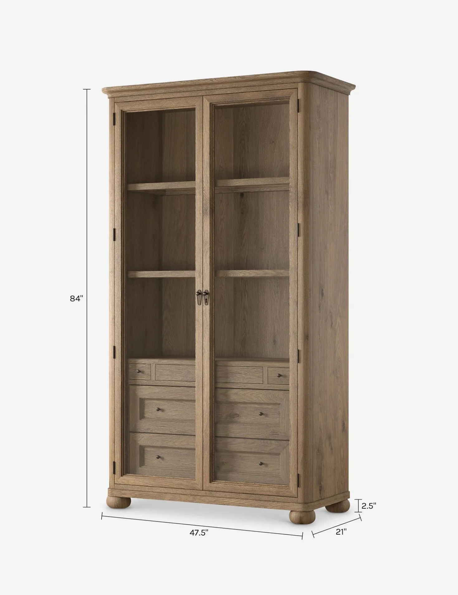 Sussex Curio Cabinet by Amber Lewis x Four Hands