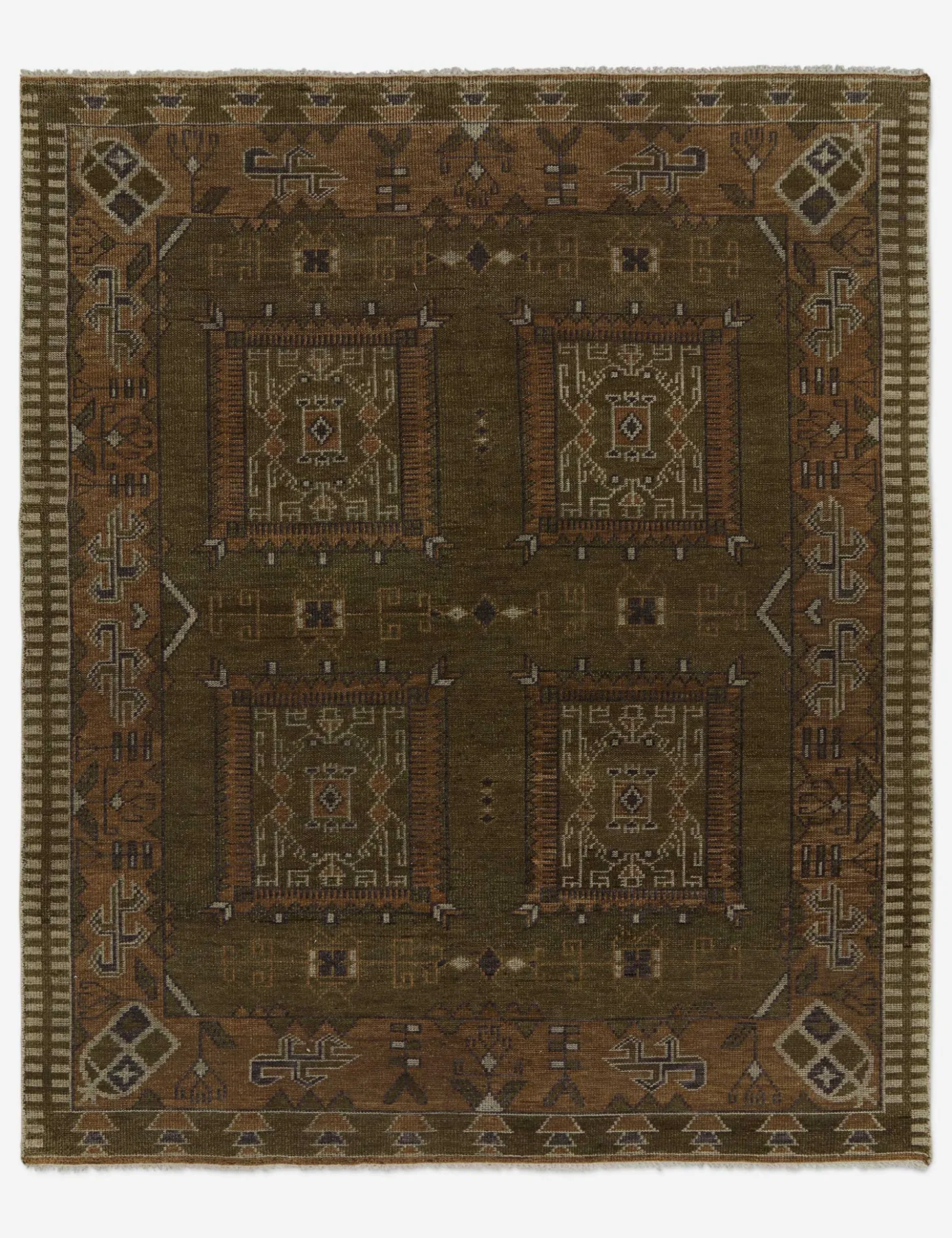 Tahj Hand-Knotted Wool Rug