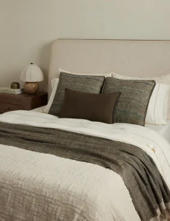 Teku Linen Silk Box Pillow by DISC Interiors