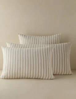 Thayer Striped European Flax Linen® Sham