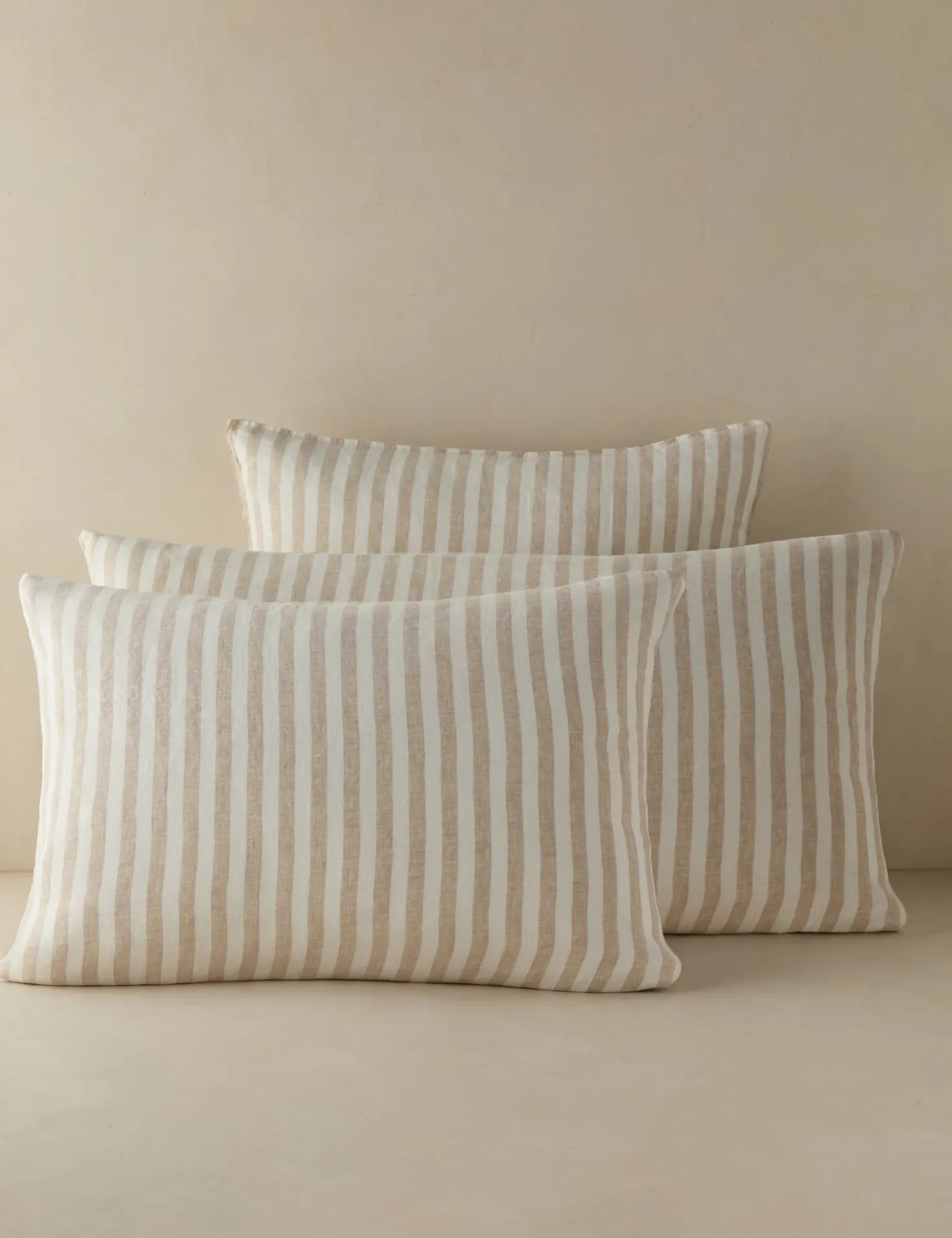 Thayer Striped European Flax Linen® Sham