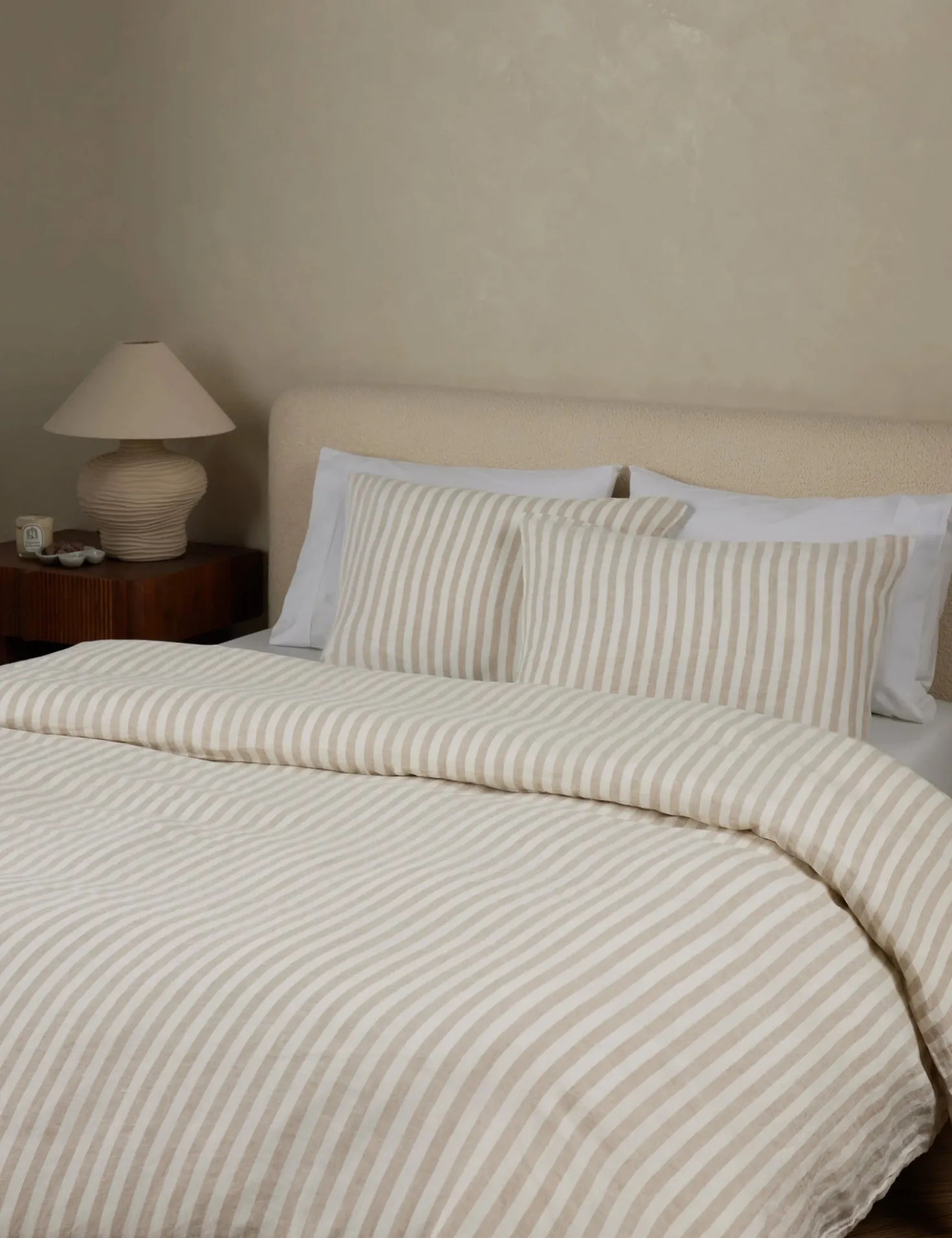 Thayer Striped European Flax Linen® Sham