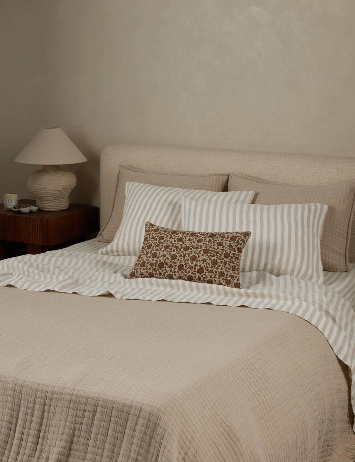 Thayer Striped European Flax Linen® Sheet Set