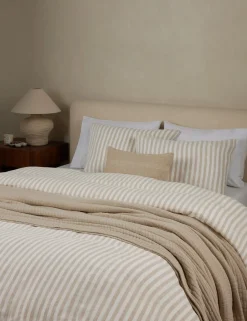 Thayer Striped European Flax Linen® Duvet Cover