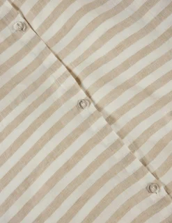 Thayer Striped European Flax Linen® Duvet Cover